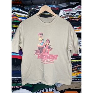 Y2K Chicken Run Movie Promo Men’s Large Promo T-Shirt